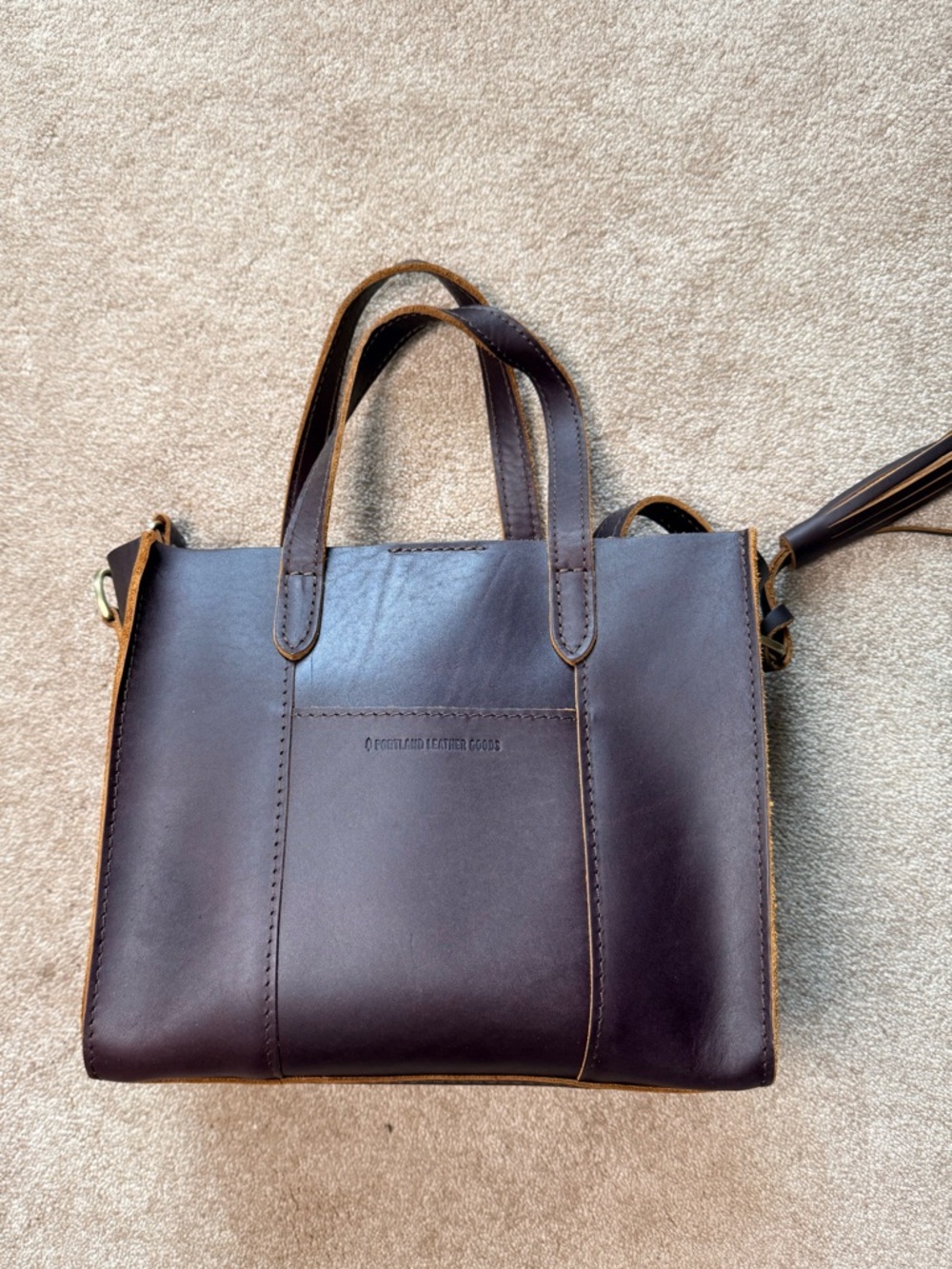 Portland leather Lola crossbody